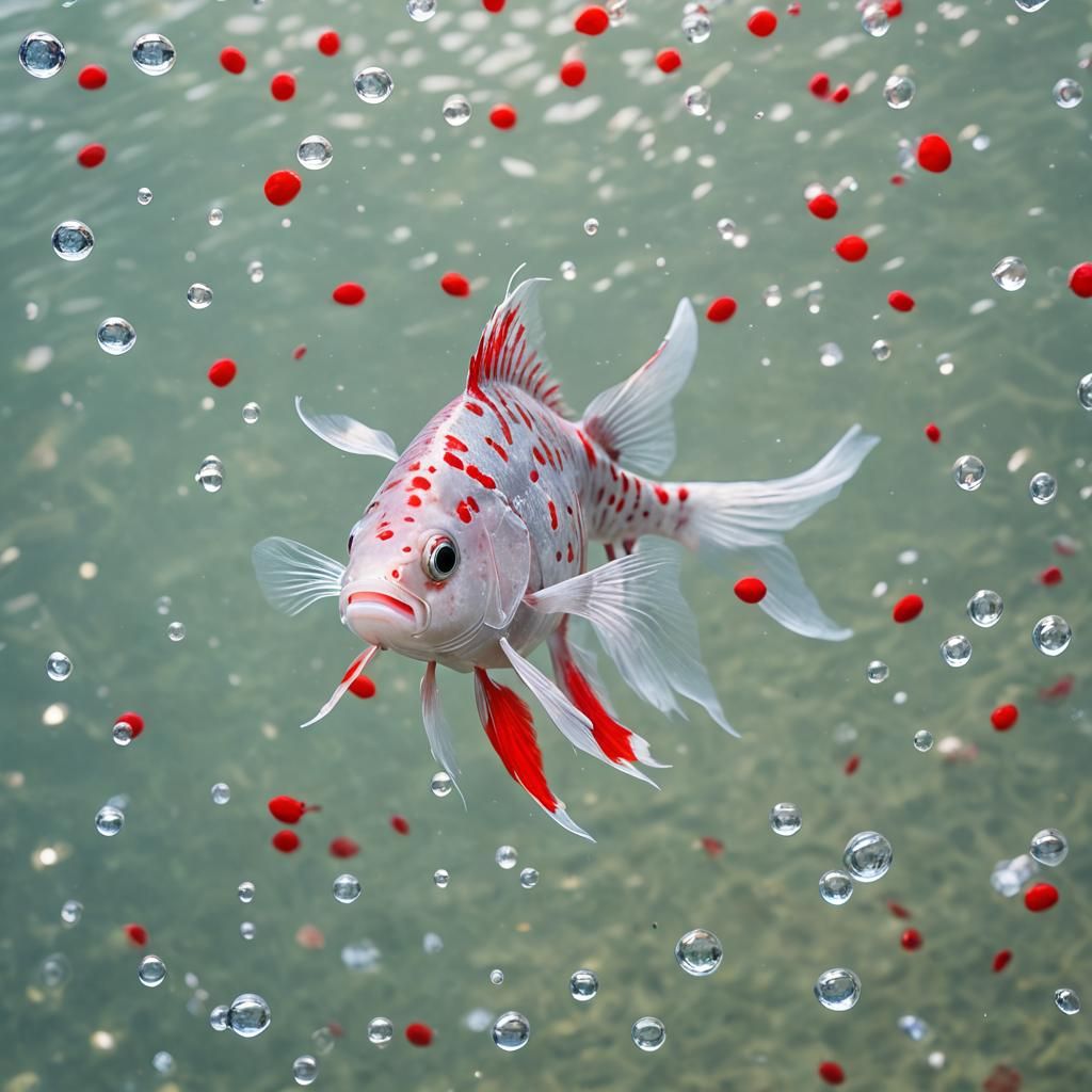 Koi Fish in Crystal Water: Professional Photography