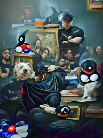 Professor Onyx in Renaissance Painting Style