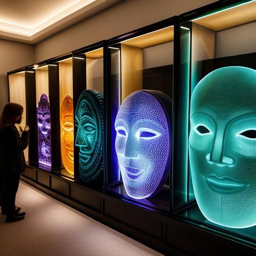 Story of the masks from an ancient civilisation of giants