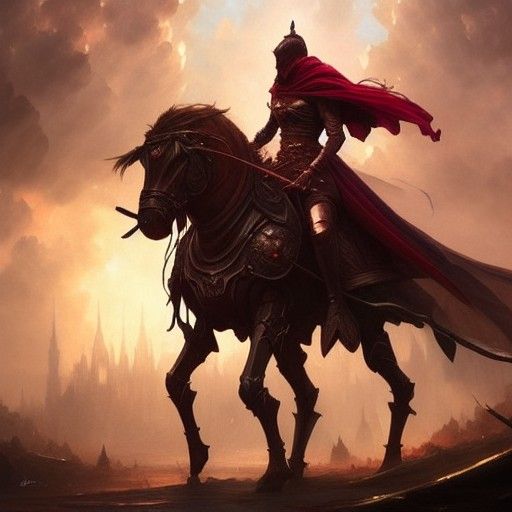 The Rose Knight: Detailed Fantasy Concept Art