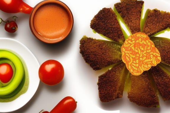 Futuristic Synthetic Food for Humans in 2050