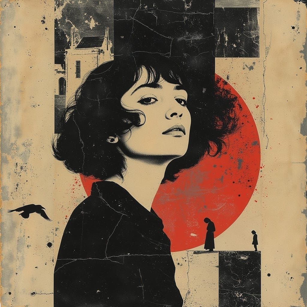 Man with Curly Swirly Hair in Golden Proportion