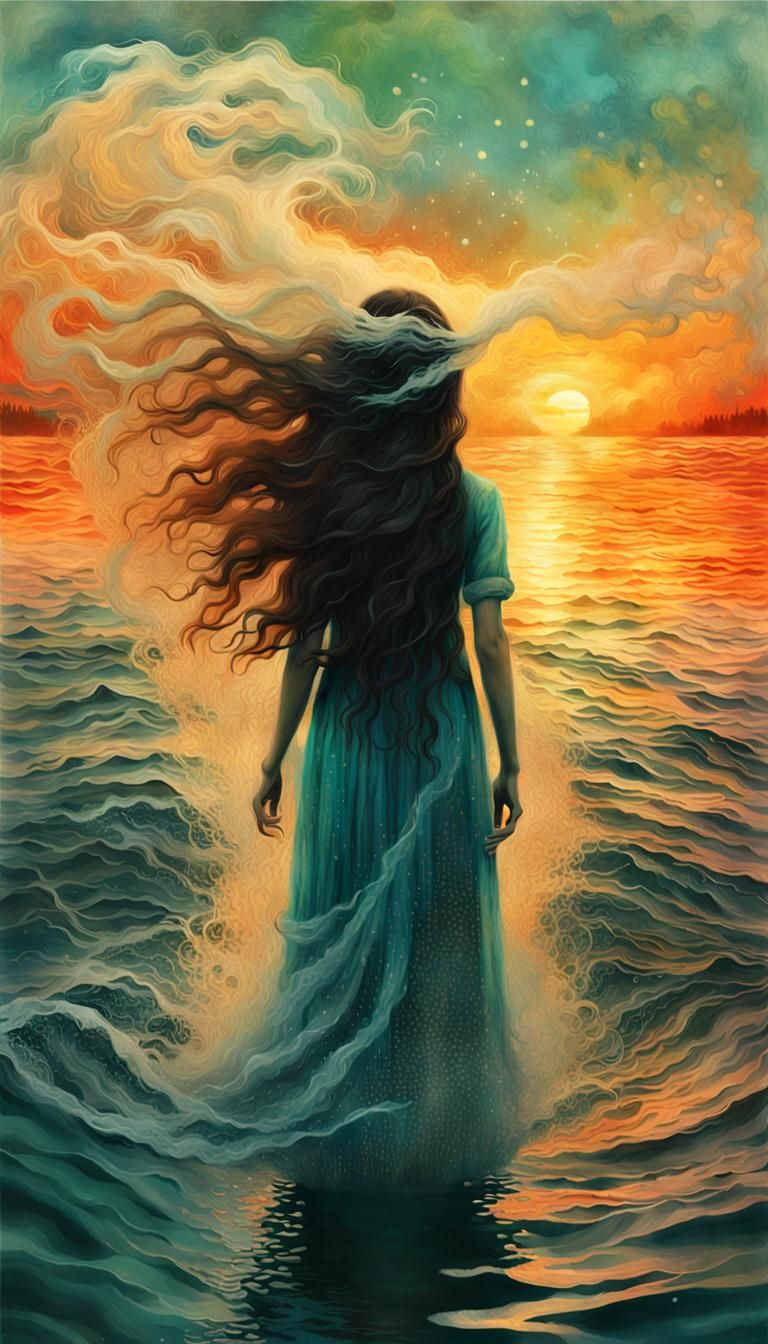 Surreal Digital Collage of Gratitude in 8K