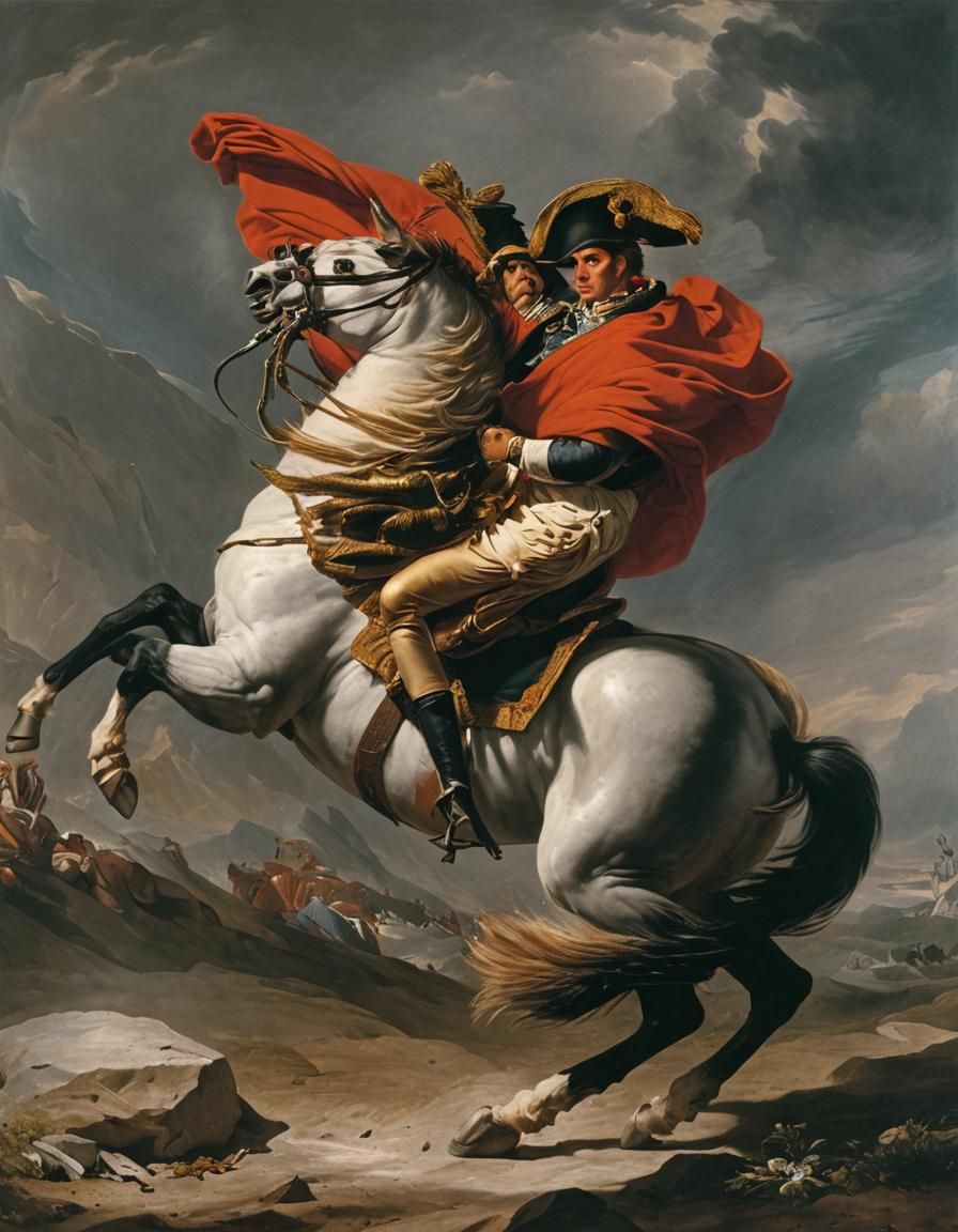 AI Generates a Portrait of Napoleon
