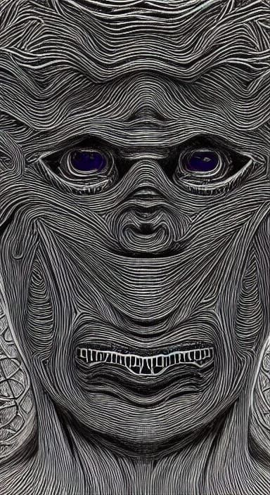 Unsettling Organic Form Emerges From Darkness