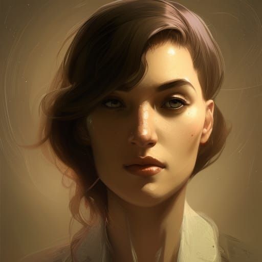 Handsome Investigator Portrait in Hyperdetailed Style