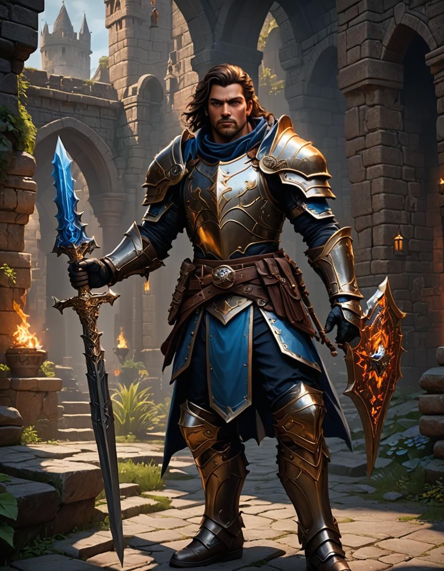 Lawful Good Paladin: Detailed Fantasy Concept Art
