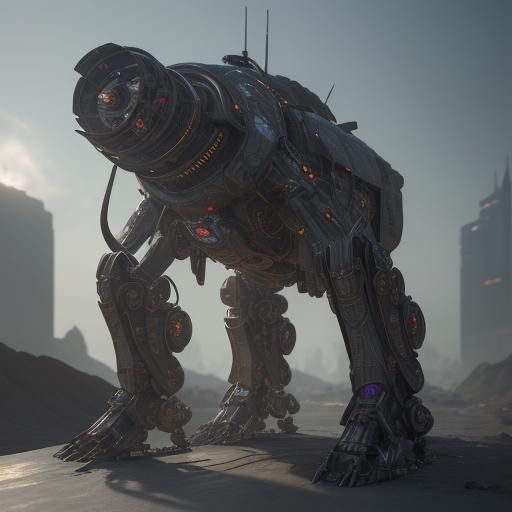 Futuristic Sci-Fi World Map in High Resolution