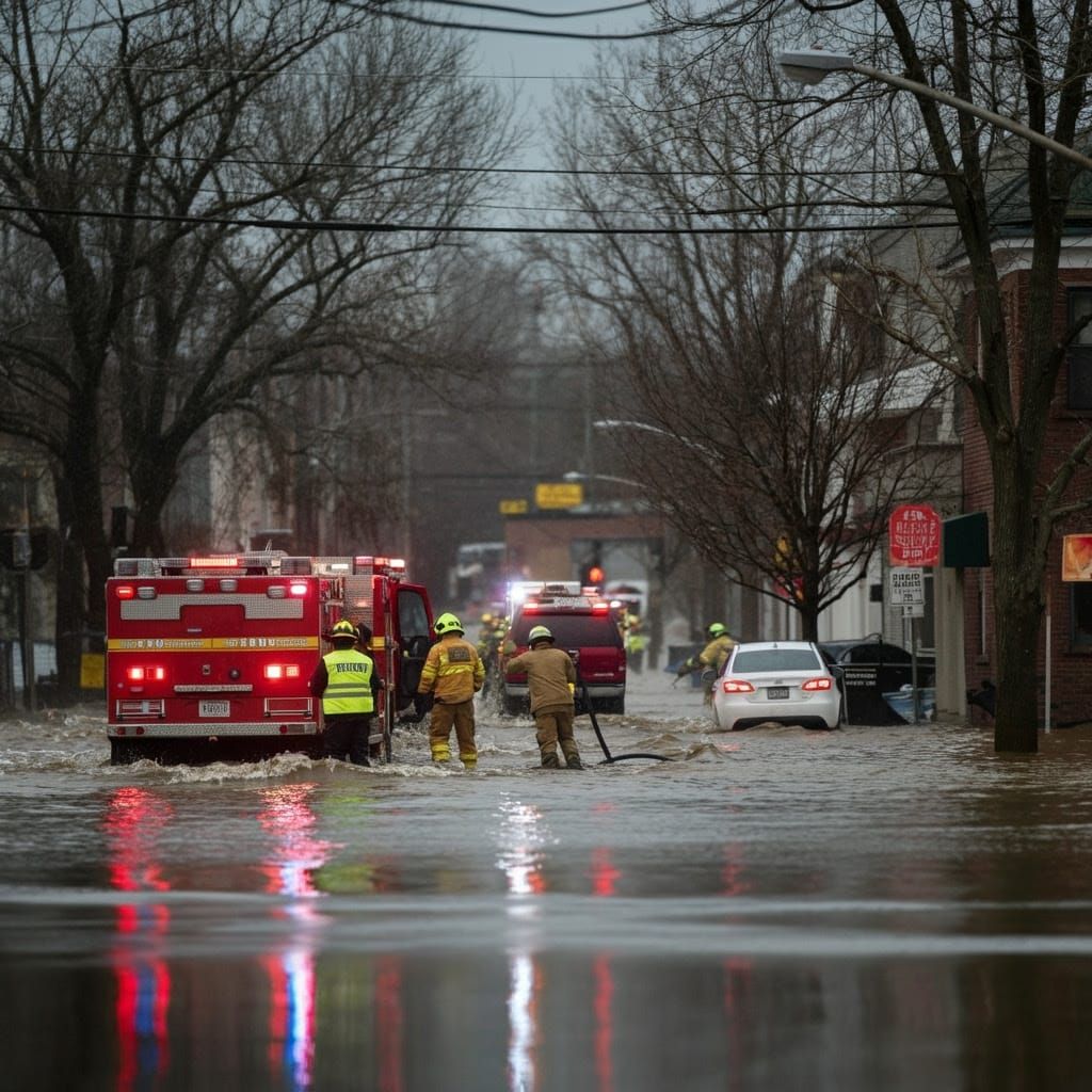 Emergency Response to Devastating Water Main Burst