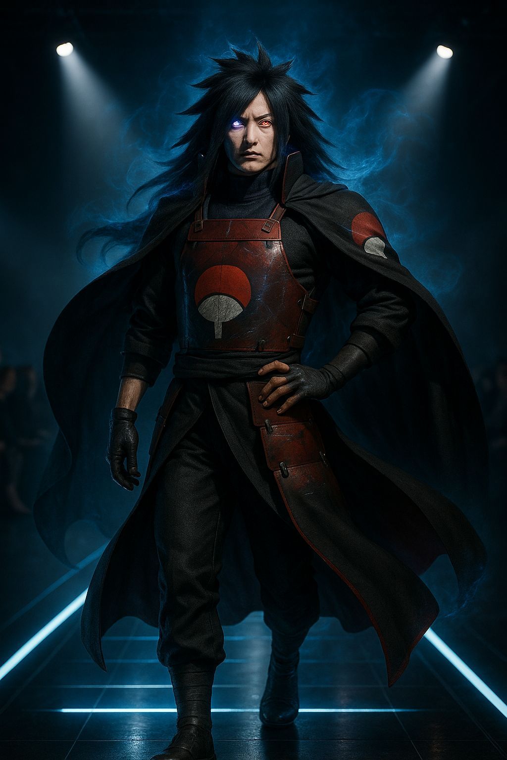 Madara Uchiha on High-Fashion Runway in 3D