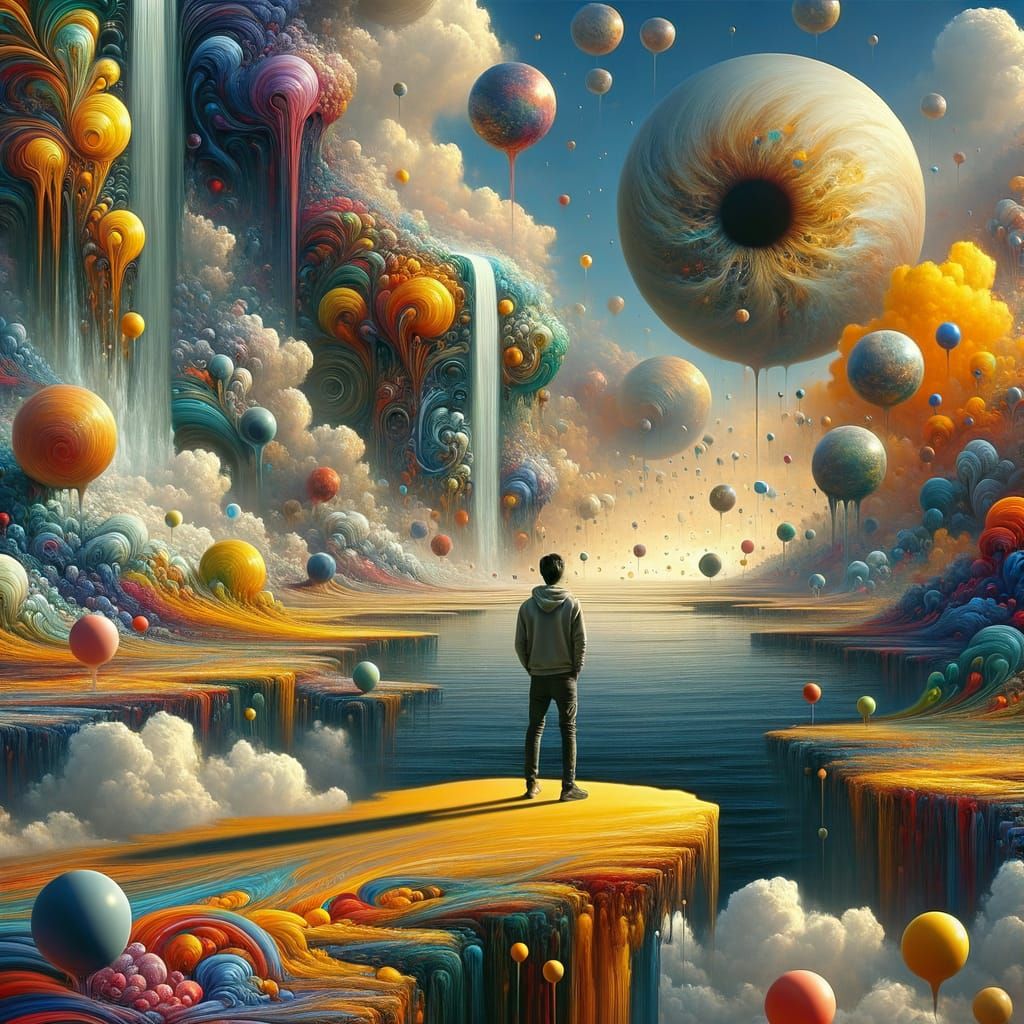 Gravity Defied in Dreamlike Landscape