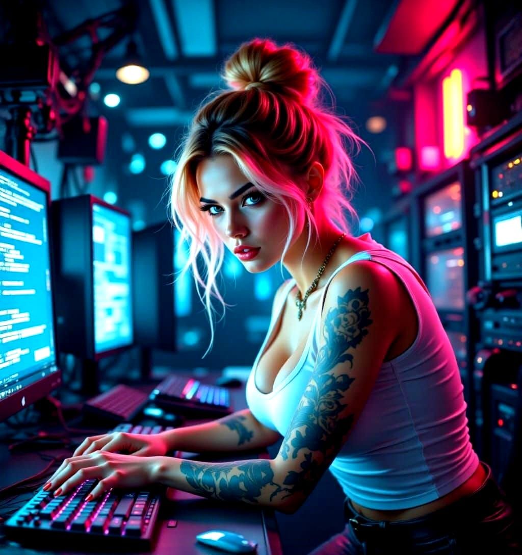 Hacking is not just for the boys. #1