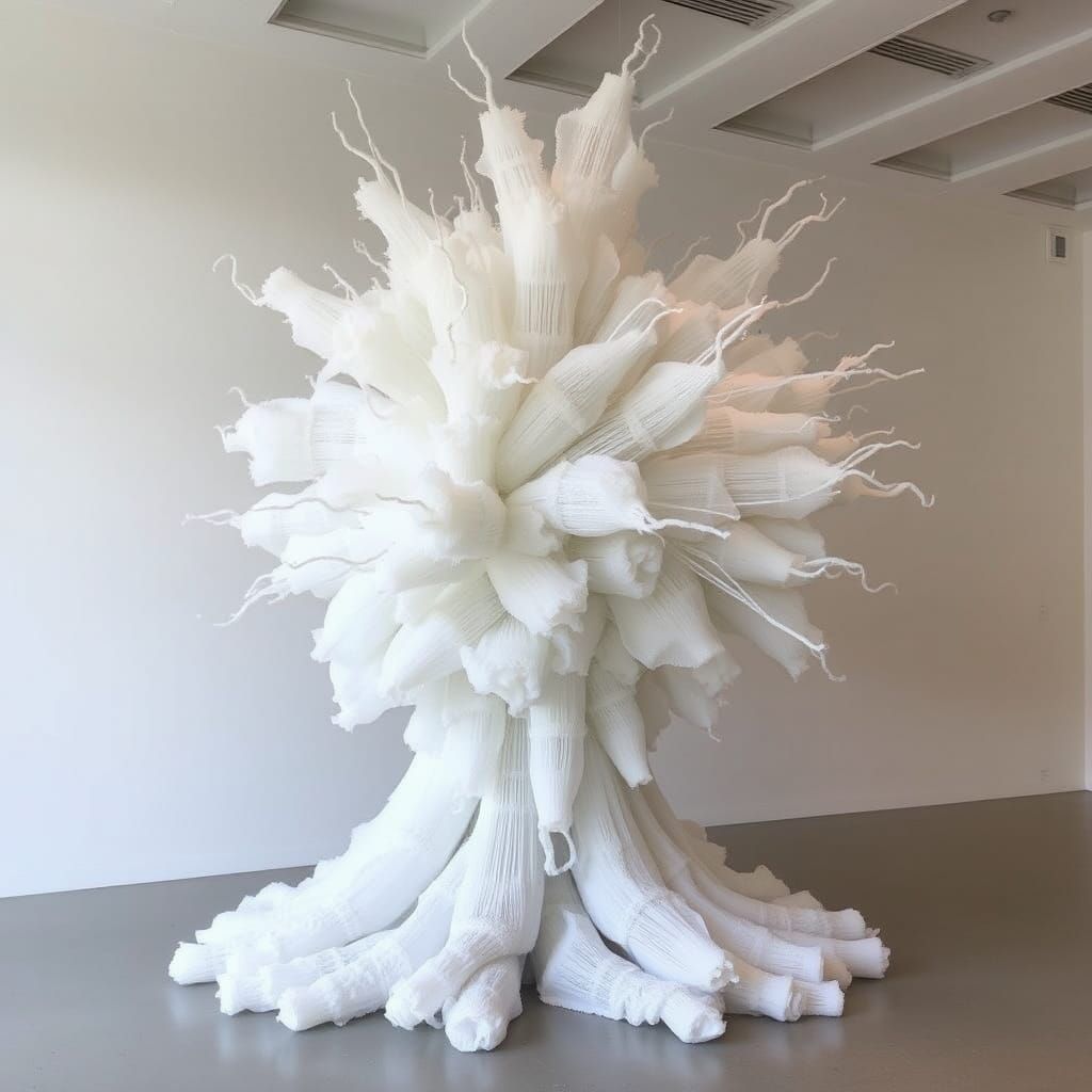 Textile Disaster Showcase Inspired by Soft Sculpture
