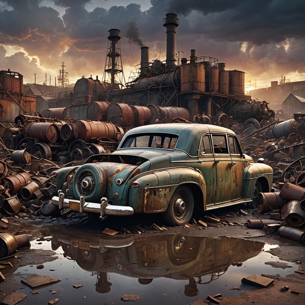 Dieselpunk Wasteland: Lincoln Continental in World War 2