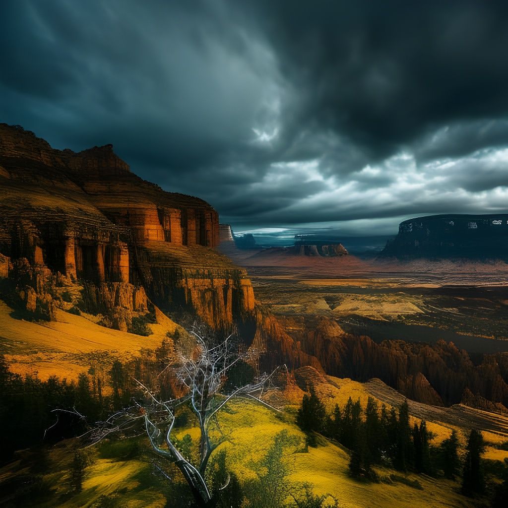 World in Her Hands: Colorful Ink Flow