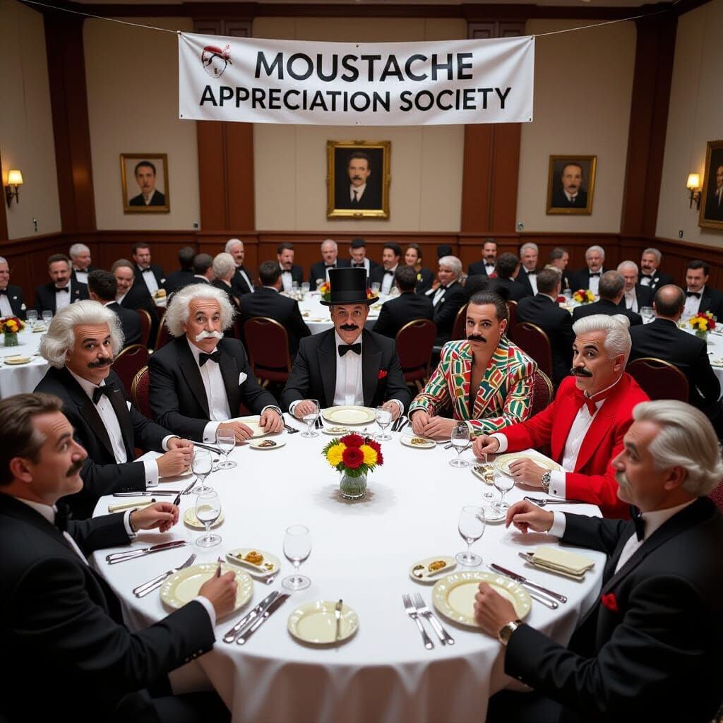 Moustache Appreciation Society Gala Dinner