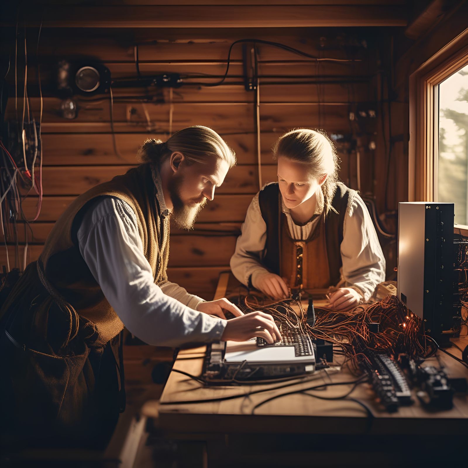 17th Century Swedes Constructing a Modern Computer