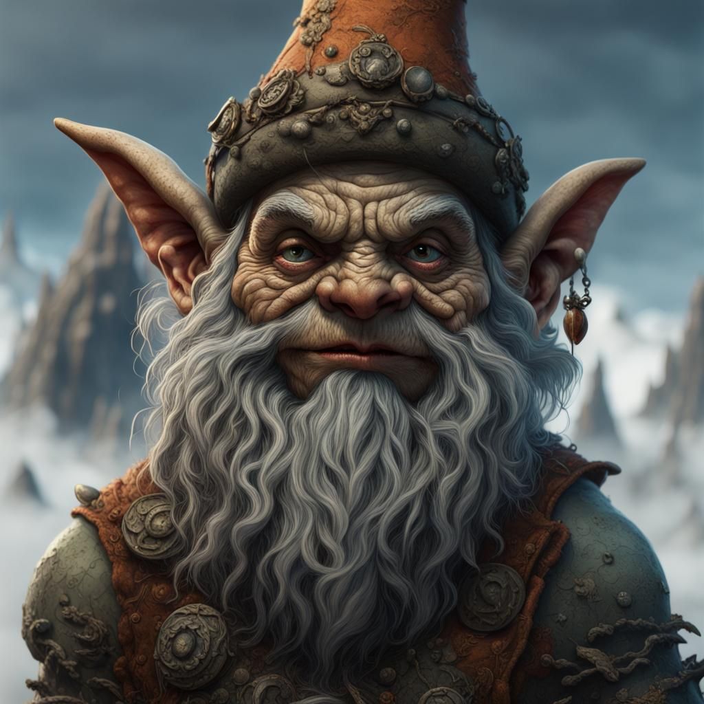 Grizzled Goblin Trickster: Fantasy Concept Art