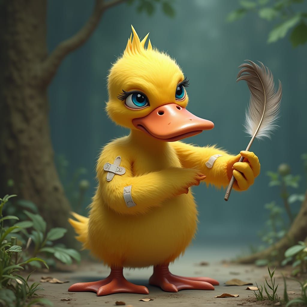 Quacking Drama: A Melodramatic Duck's Lament