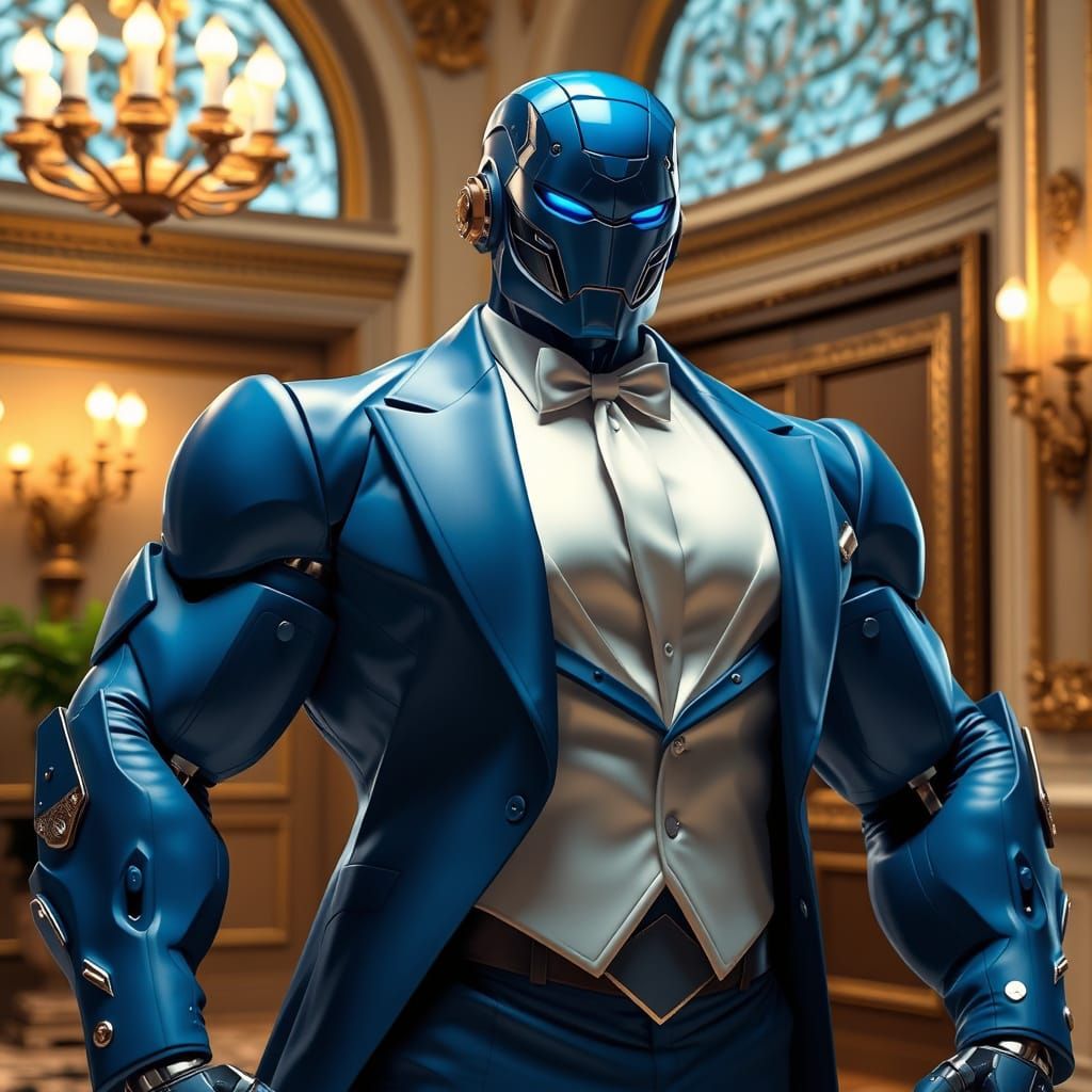 Cybernetic Agent in Formal Wear