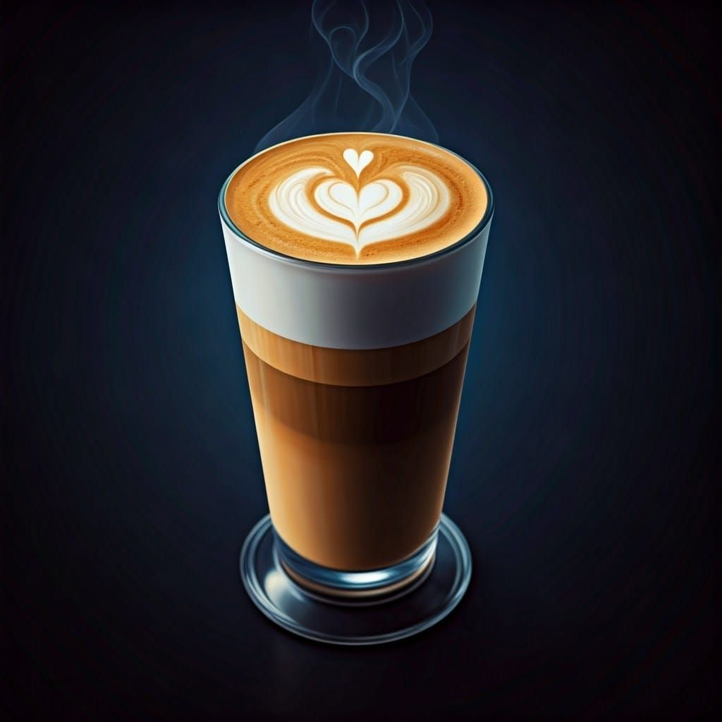 Heart Latte: A Futuristic Fantasy Beverage