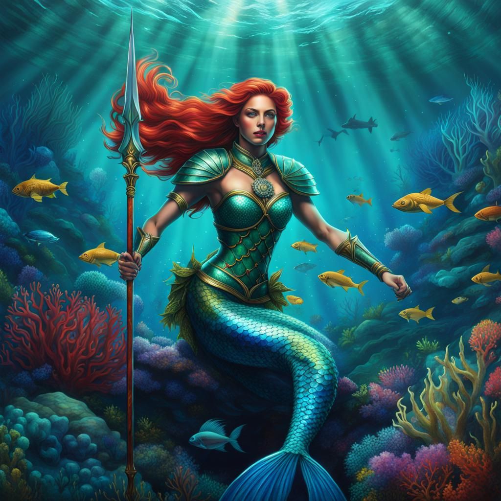 Ariel the Mermaid Warrior