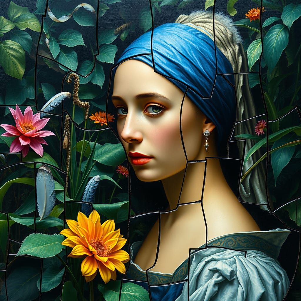 Hyperrealistic Garden of Eden in Vibrant 3D