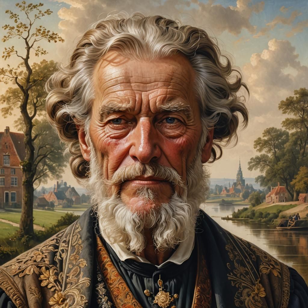 Dutch Golden Age Portrait of Dirk Akershoek