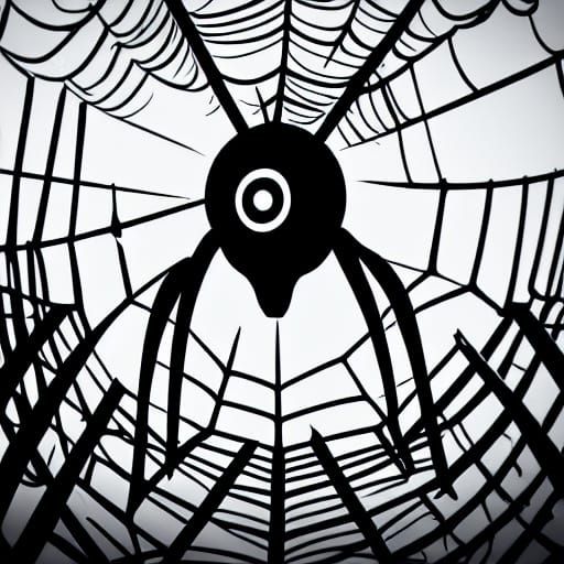 Giant Neon Spider Web Connects Earth in Digital Art