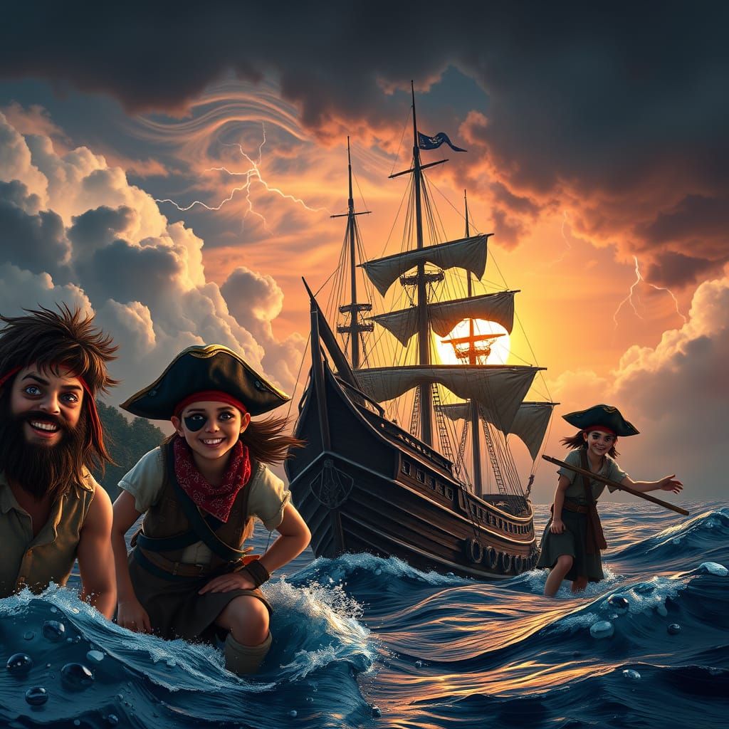 Junior High School Pirates Set Sail for Adventure in Vibrant...