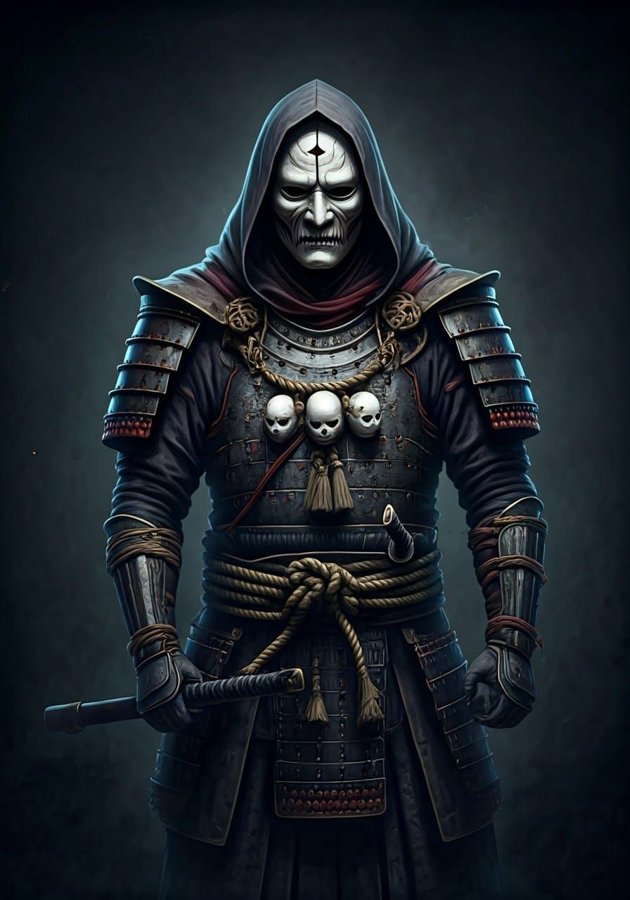 Hitokiri Executioner: Ghost Warrior in Ceremonial Armor