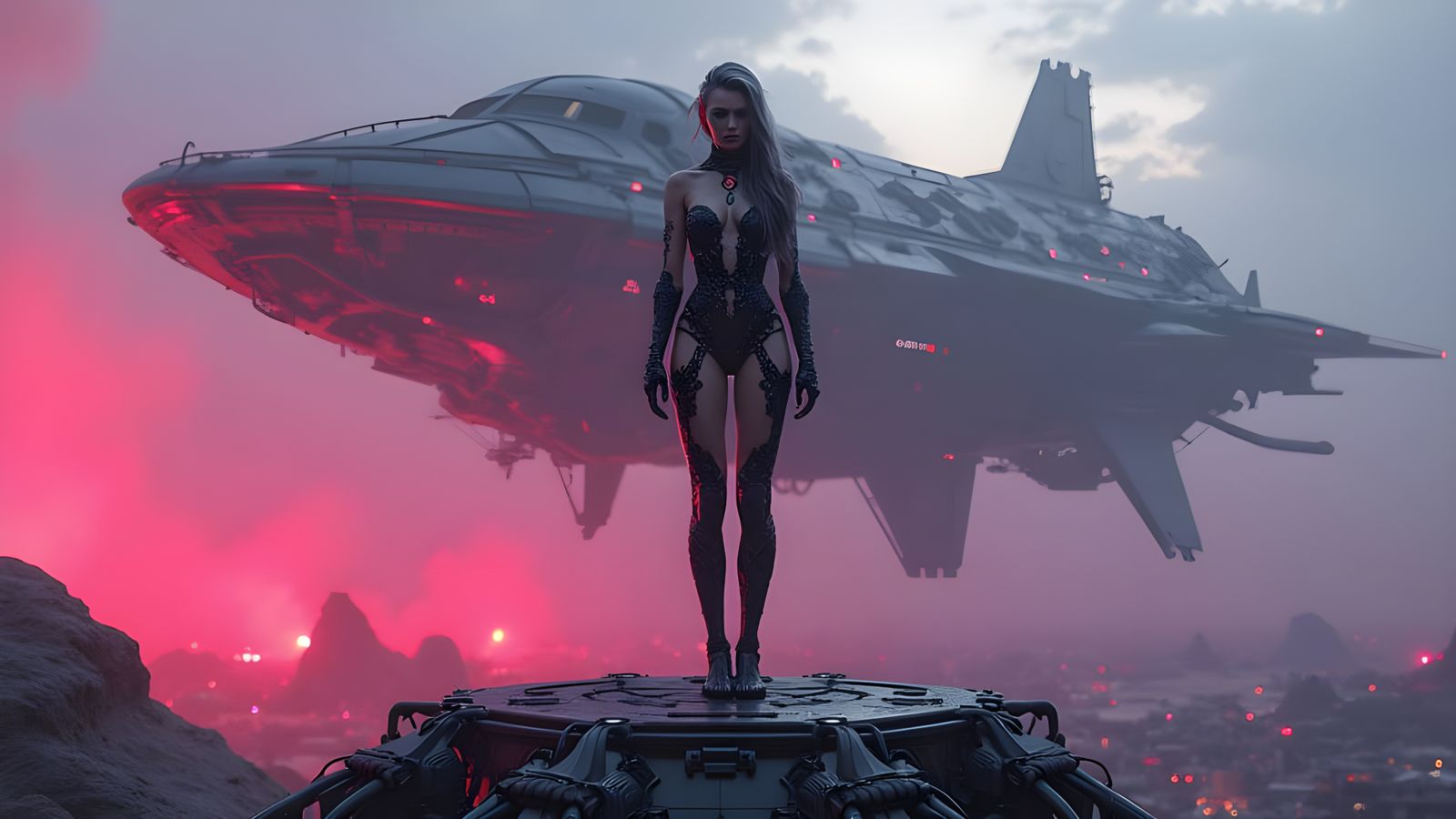 Biomechanical Goddess of Machine Perfection