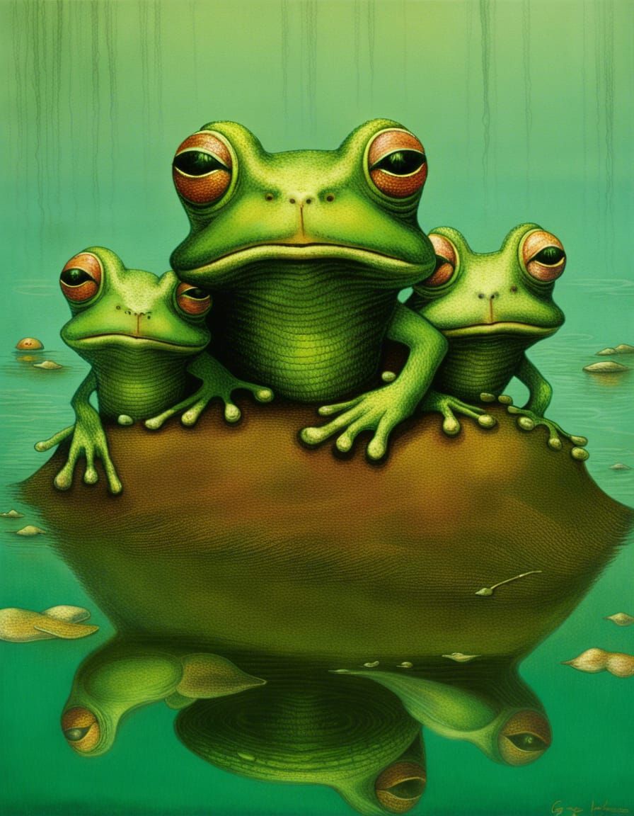 Alien frogs