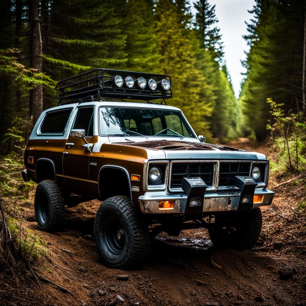 Apocalyptic 1975 K5 Blazer Chase Scene