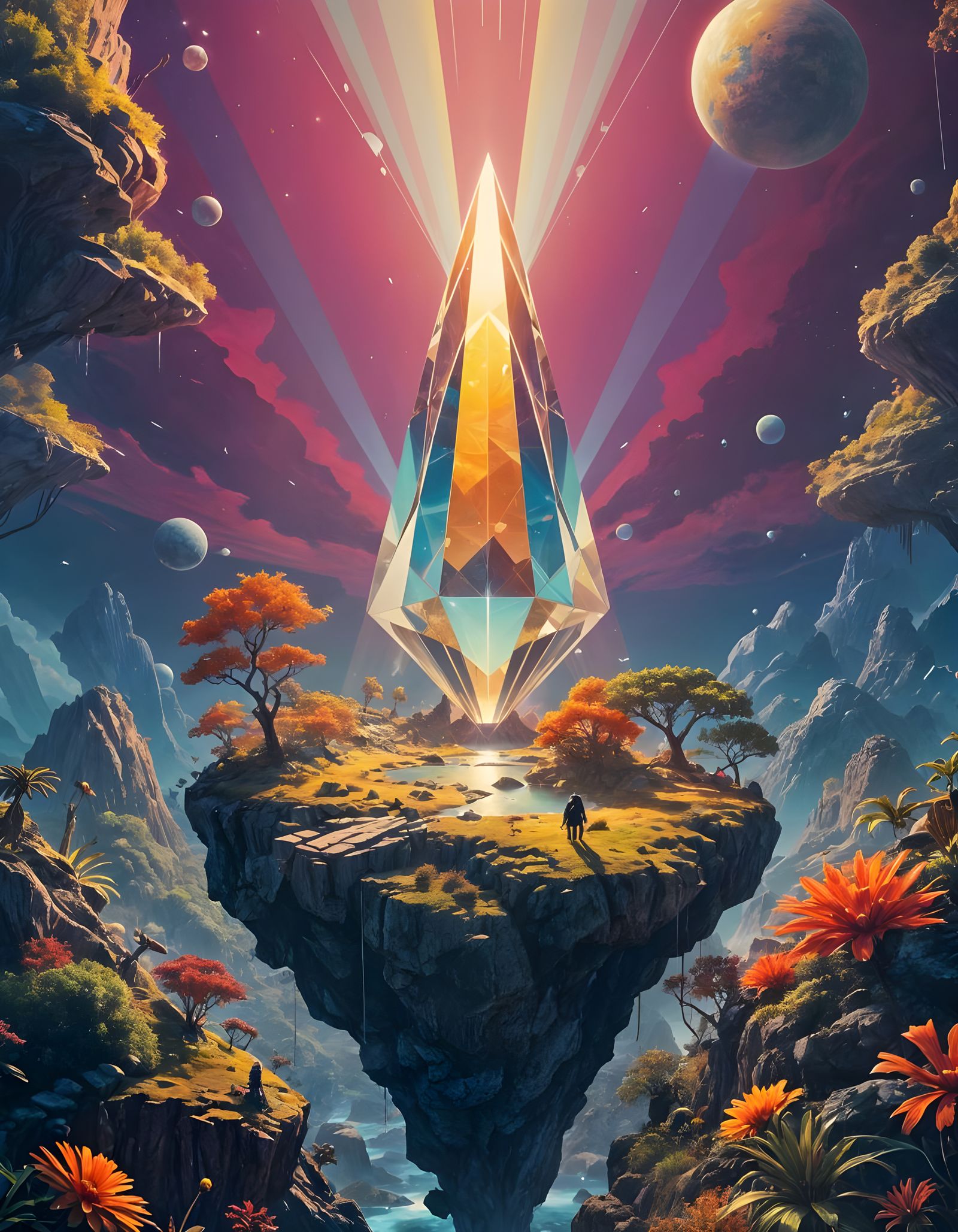 Prismatic Island: Sci-Fi Fantasy World