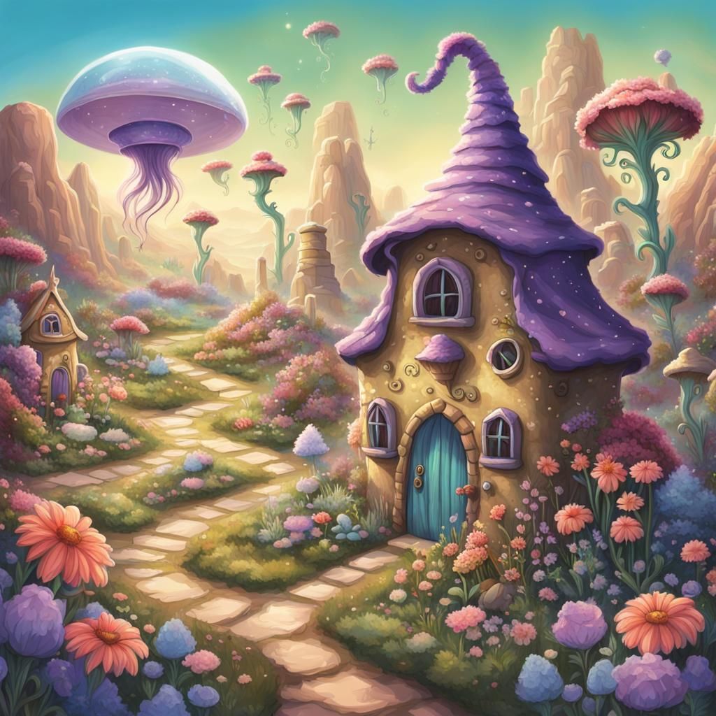 Alien Arrives in Fairy Wonderland