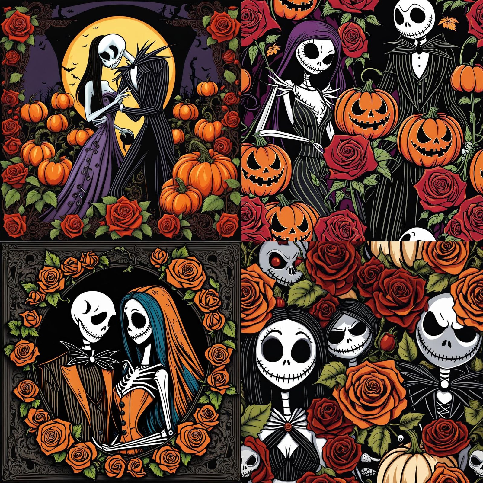 Jack and Sally's Spooky Halloween Romance