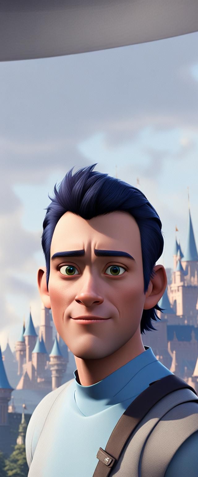 Disney Pixar Style Avatar of Confident Man