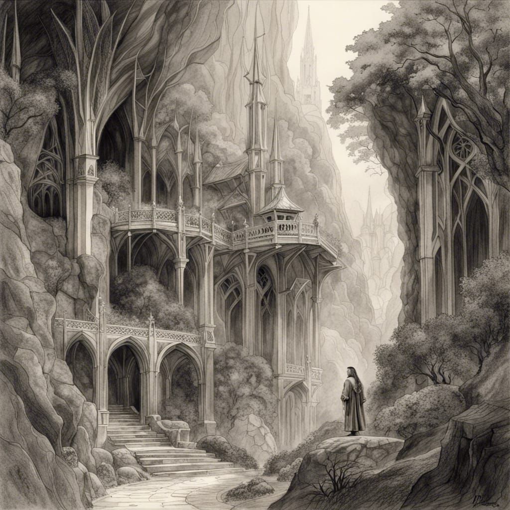 Lord Elrond in Rivendell