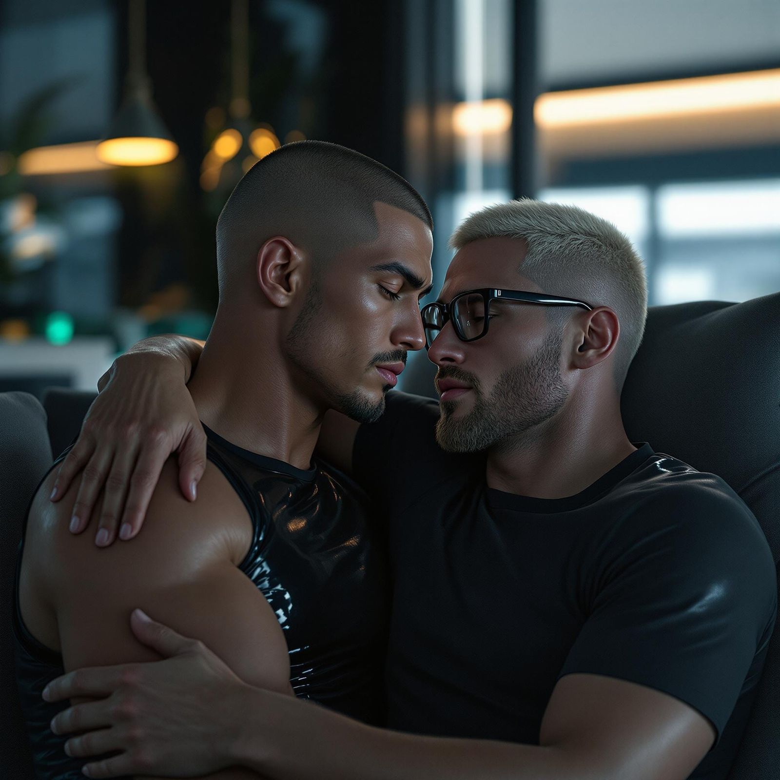 Cinematic Homage to Futuristic Living Spaces in 3D Anime Sty...