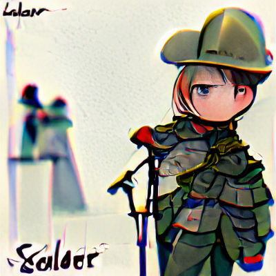 AI Generated Image of a Soldier