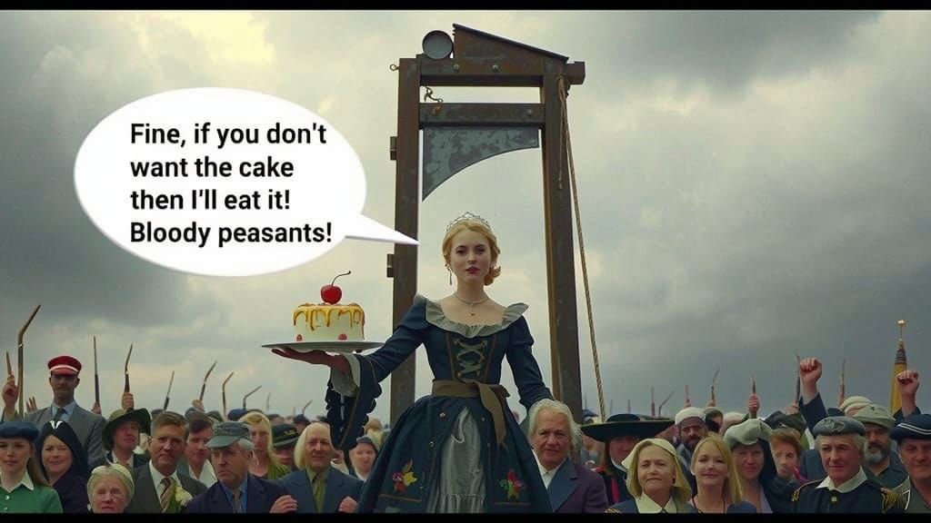 Marie Antoinette's Final Moments at the Guillotine