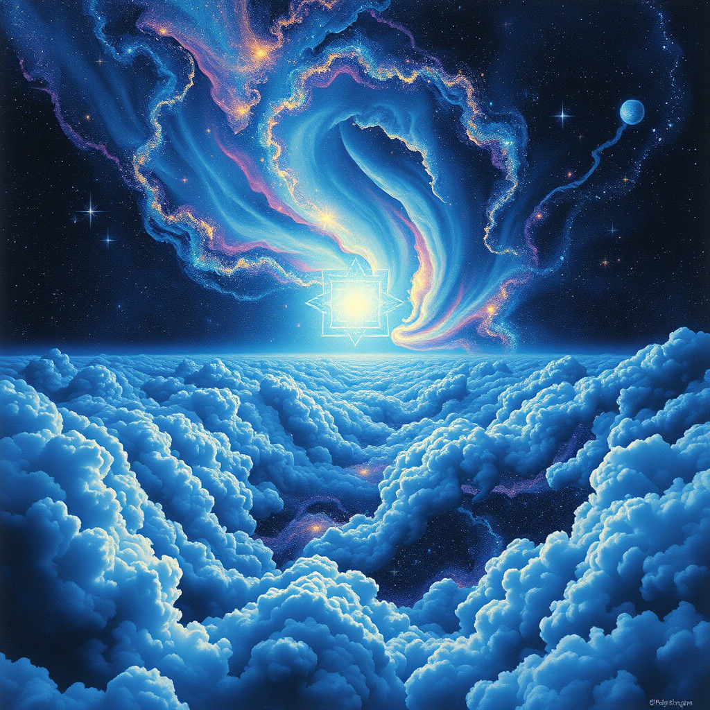 Cosmic Genesis: Infinite Nothingness Unfolding as Holographi...