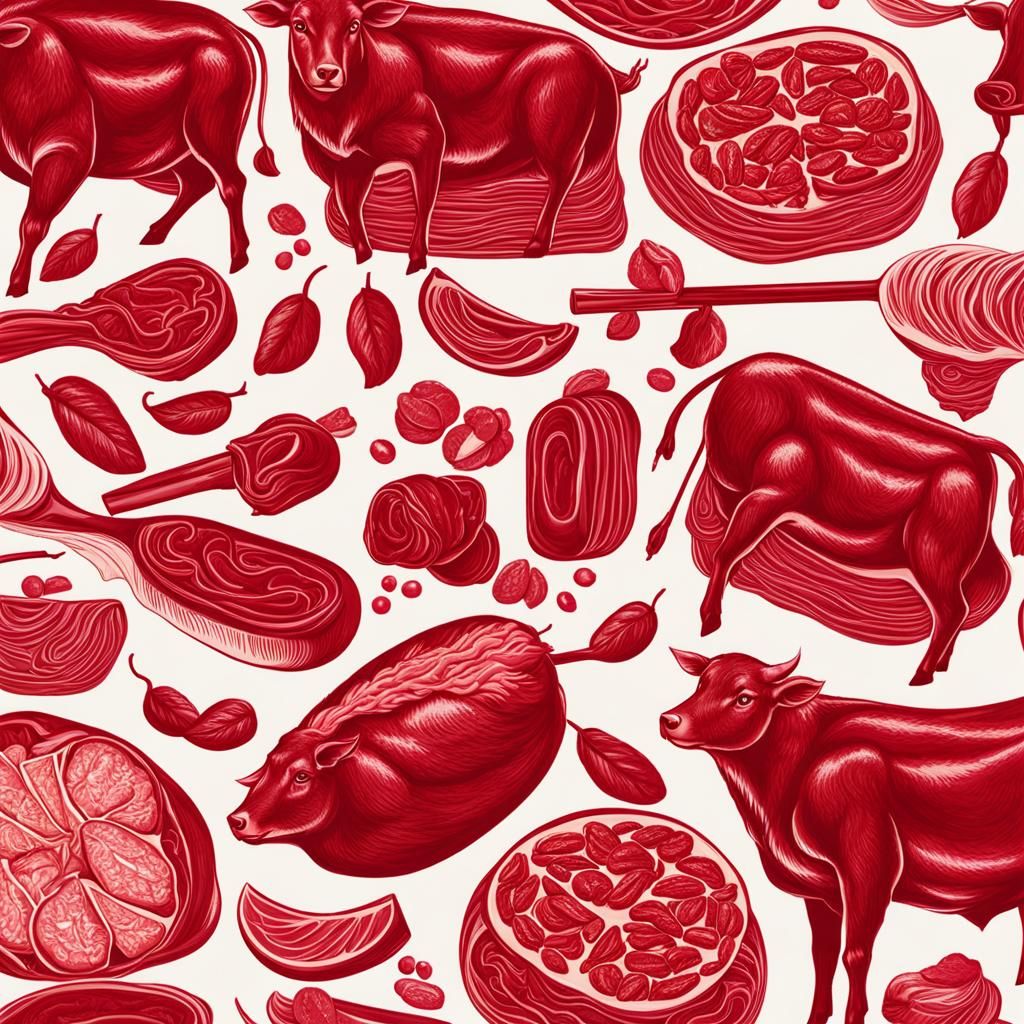 Ishow Meat Comical Rendering