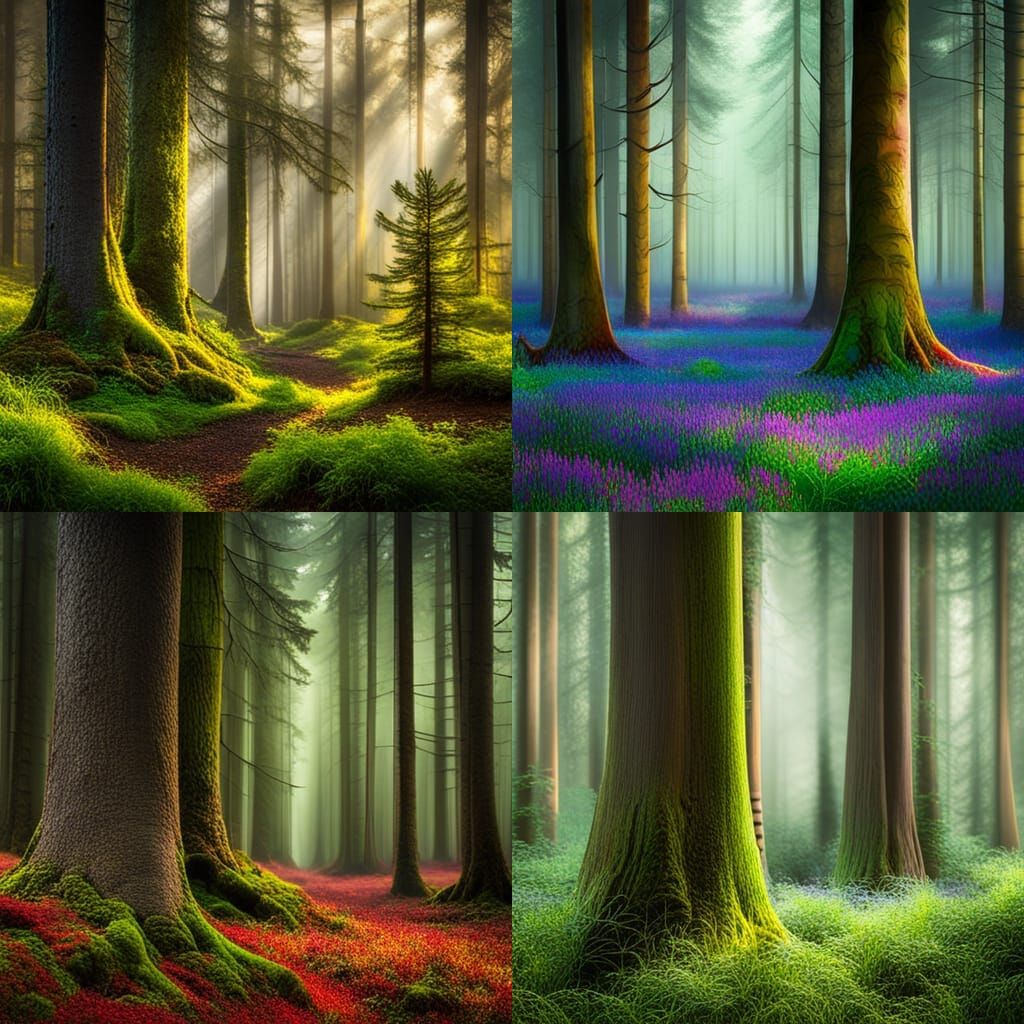 Lush Old Growth Forest Photography