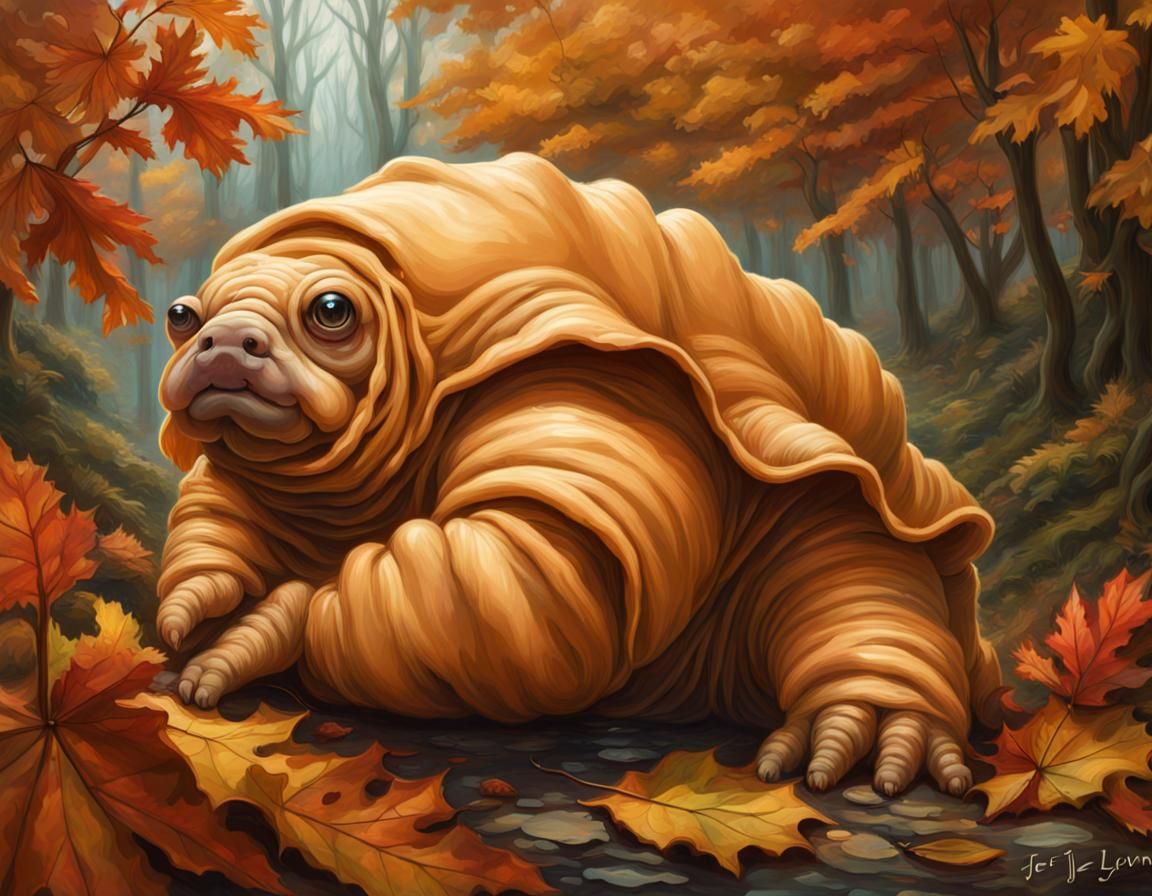 Tardigrade Croissant in Photorealistic Style