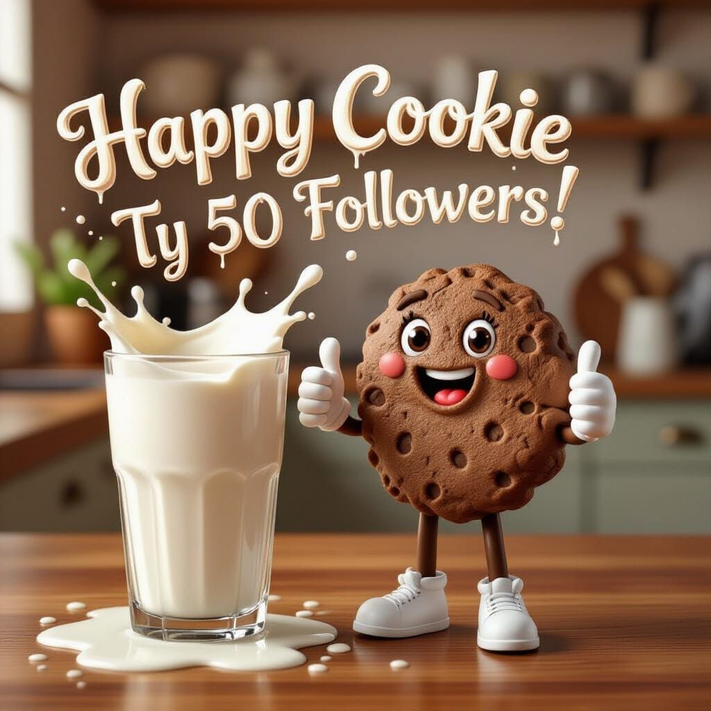 Happy Cookie and Milk Celebration
