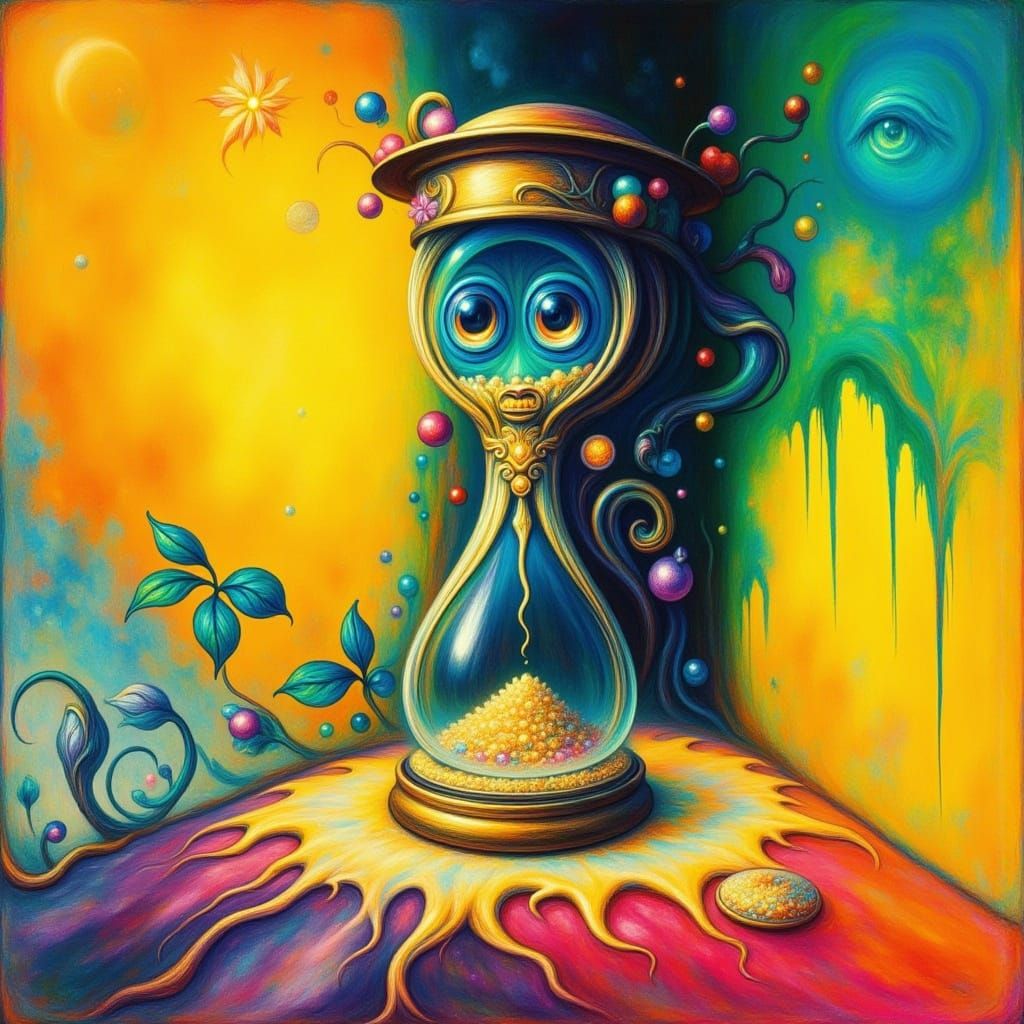 Enchanting Forest Scene with Twisted Whimsy