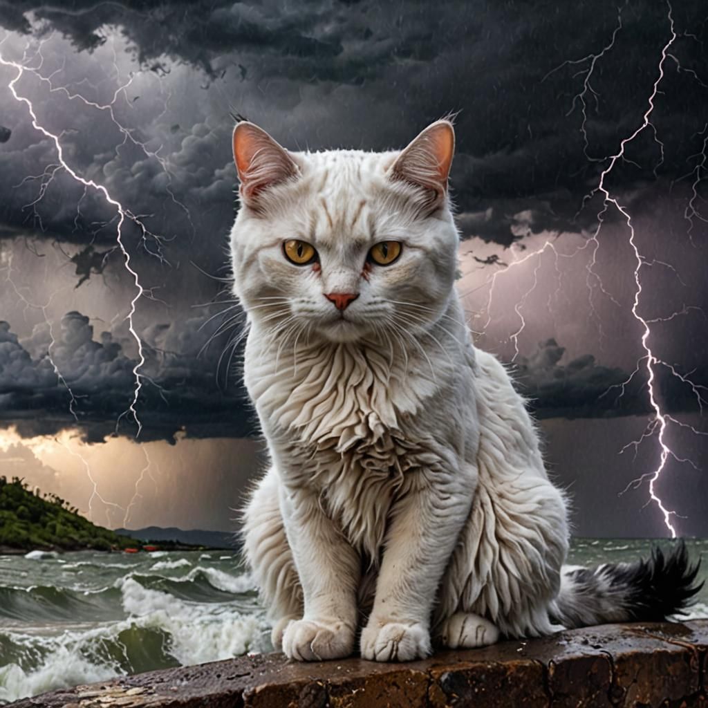 AI Generated Storm Cat Image