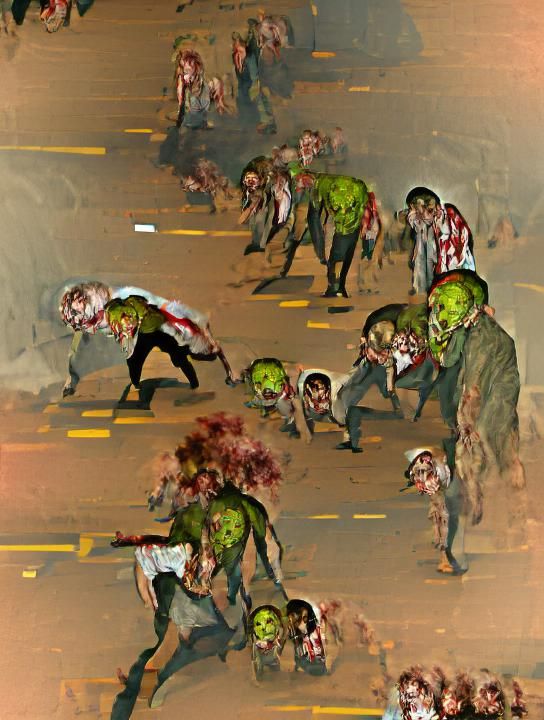 AI Generated Image of a Zombie